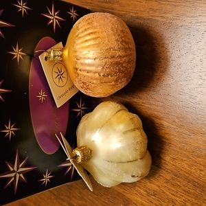 Christopher Radko Onion and Garlic ornaments